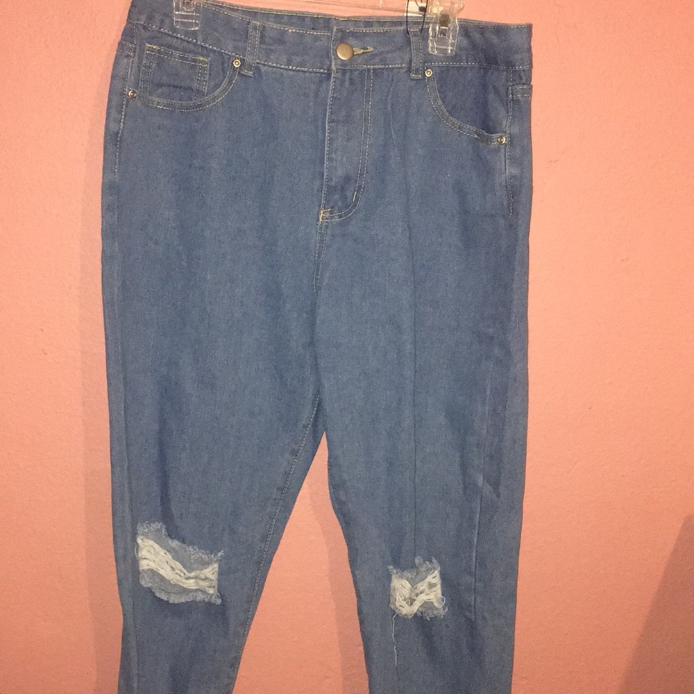 Cuffed Jeans